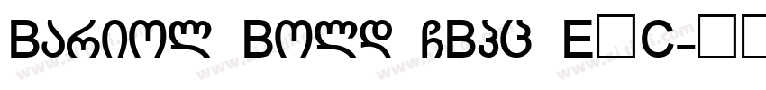 Bariol Bold GBpc EUC字体转换